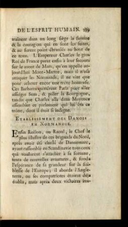 Etablissement Des Danois En Normandie.