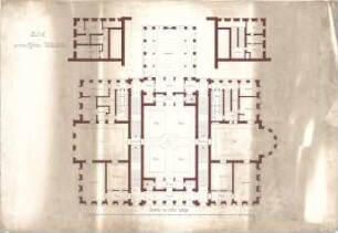 Stegmann, Carl von; Stegmann - Atelier - Entwurf zu einem öffentlichen Vergnügungslokal (Grundriss 2. OG)