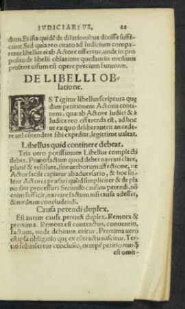 De Libelli Oblatione.