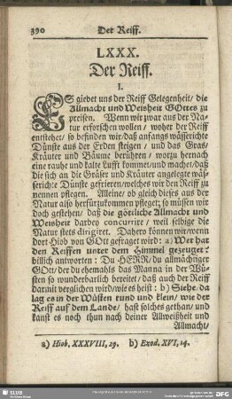 LXXX. Der Reiff