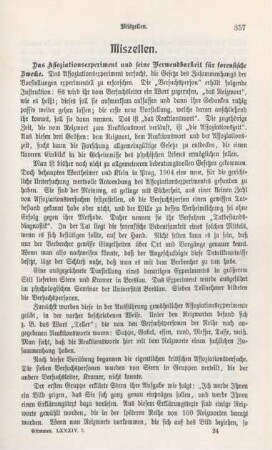357-364 Miszellen