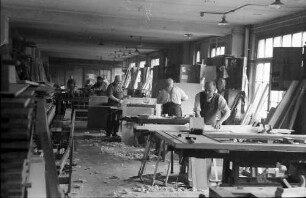 Berlin: Möbelwerkstatt Adam: Tischlerwerkstatt (Gesamtansicht)
