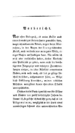 Vorbericht