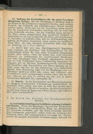 V. Im Bezirk der Ältesten der Kaufmannschaft Berlin.