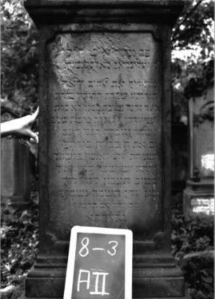 Grabstein A II/8/3 (Detailaufnahme 1)