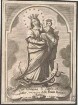 Maria mit dem Jesuskind auf der Mondsichel ("Sia benedetta la Santa et Immacolata Concezione [...])