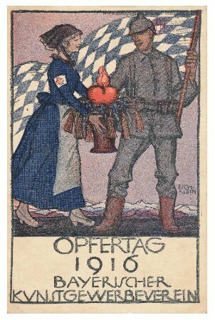Opfertag 1916 Bayerischer Kunstgewerbeverein
