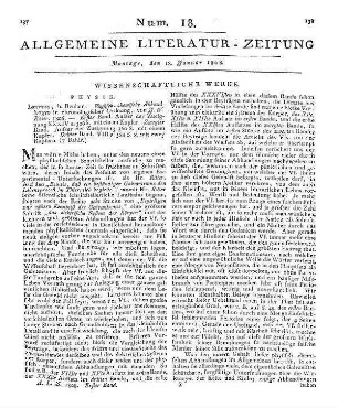Ritter, J. W.: Physisch-chemische Abhandlungen in chronologischer Folge. Bd. 1-3. Leipzig: Reclam 1806