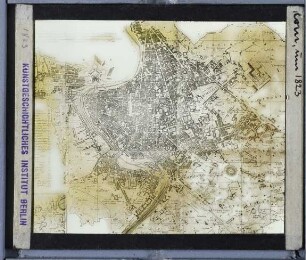 Knapp/Stier, Plan der Stadt Rom / Pianta della citta di Roma: nell' anno MDCCCXXX (1830, Druck) : Stadtplan, Ausschnitt