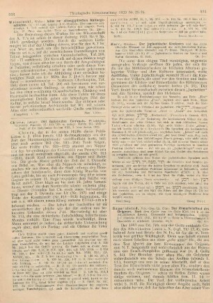 533-534 [Rezension] Chiera, Edward, Old Babylonian Contracts