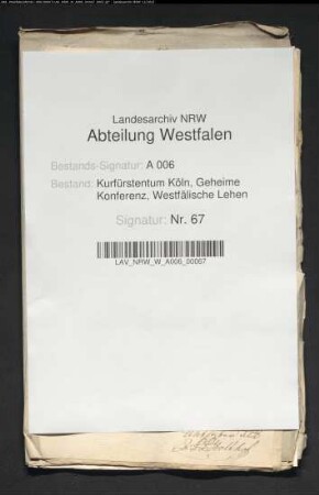 Laerslehen zu Miste bei Rüthen