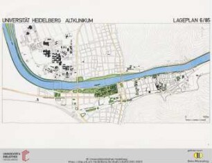 Altklinikum Lageplan 6/85 (Plan)