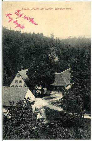 Weißeritztal. Stiebemühle