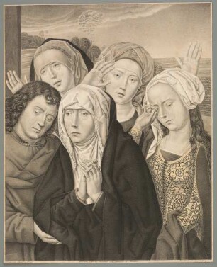 Die hl.Jungfrau,hl.Johannes und die drei Marien beweinen Christus