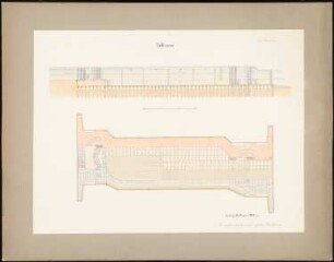 Schleuse: Profil, Grundriss