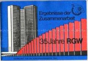 Sammelheft mit Sondermarken der Gesellschaft für Deutsch-Sowjetische Freundschaft 1984