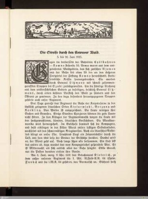 Die Streife durch den Kownoer Wald