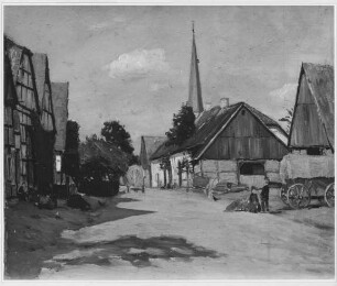 Dorfstraße in Delbrück bei Paderborn