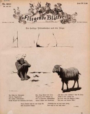 "Der heilige Pillendreher und die Ziege"
