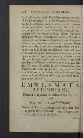 Notata in septima & ultima Digestorum parte.