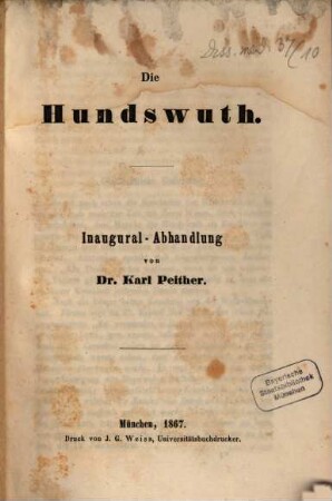 Die Hundswuth