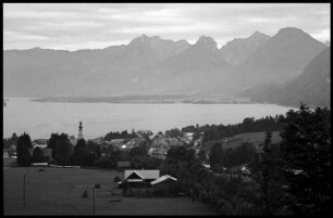 St. Gilgen: Blick auf St. Gilgen und Wolfgangsee