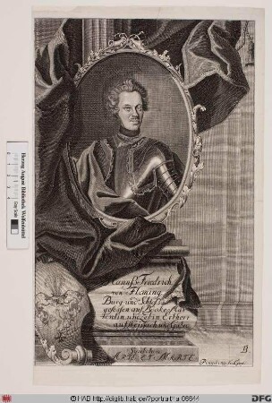 Bildnis Johann Friedrich Frhr. von Flemming