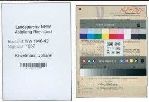Entnazifizierung Johann Kinzelmann , geb. 21.04.1899 (Schlossser)