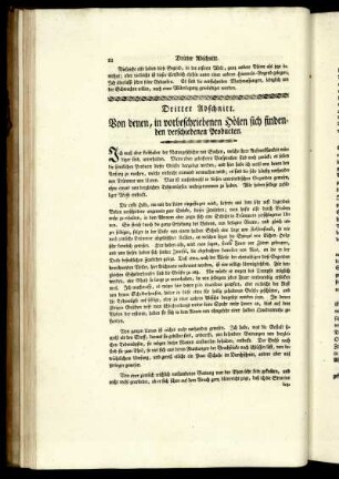 Dritter Abschnitt. Von denen in vorbeschriebenen Hölen, sich findenden verschiedenen Producten