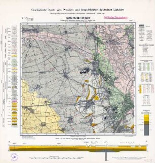 [4339] Bitterfeld (West), Geologische Karte von Preußen und benachbarten deutschen Ländern