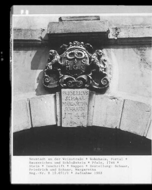 Hauszeichen Schlussstein