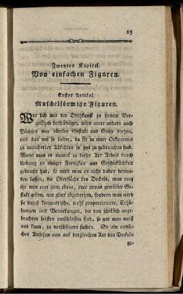 Zweytes Kapitel. Von einfachen Figuren