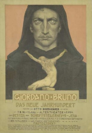 Giordano Bruno, Tragödie von Otto Borngräber