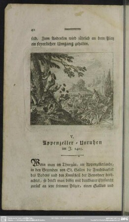 V. Appenzeller-Unruhen im J. 1405