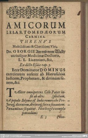 Amicorum Lei-Artomedaeorum Carmina