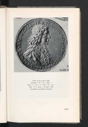 Taler aus dem Jahre 1688 [Placidus von Droste] Brustbild in geistlichem Gewand