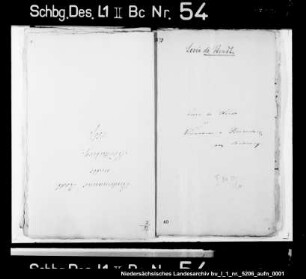 Schuldforderungen des Levin de Wendt an die Einwohner des Amtes Brackenburg