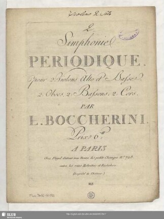 Violino secondo principale
