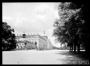 Potsdam, Neues Palais, Gartenseite