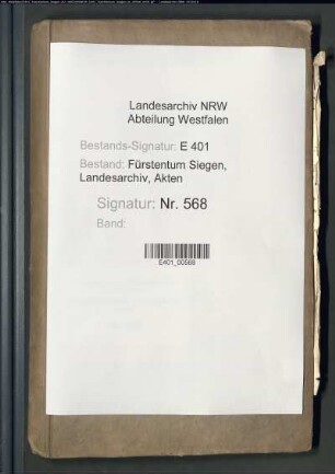 Grenzstreitigkeiten zwischen Kurköln und dem nassauischen Amt Siegen besonders wegen Brachthausen