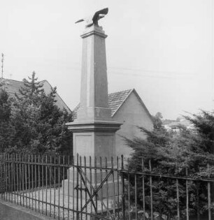 Denkmal 1870/71; Weilmünster, Laubusstraße 18
