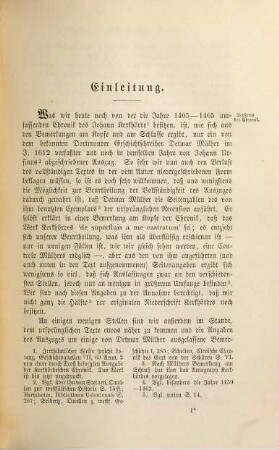 Die Chroniken der westfälischen und niederrheinischen Städte, 1. Dortmund, Neuß