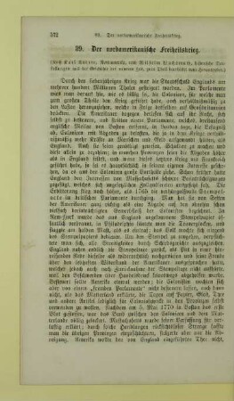 89. Der nordamerikanische Freiheitskrieg