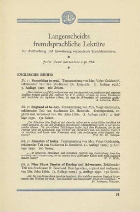Langenscheidts fremdsprachliche Lektüre
