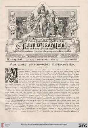 Mehr Wahrheit und Persönlichkeit in Jedermanns Heim, [1]