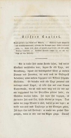 Eilftes Capitel