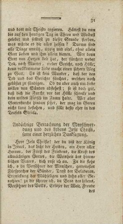Andaechtige Betrachtung der Menschwerdung und des Lebens Jesu Christi, ...