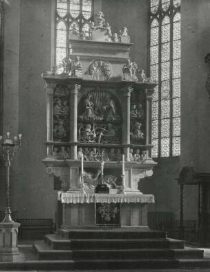 Annaberg-Buchholz. Stadtkirche Sankt Annen. Hauptaltar (Adolf Daucher, Marmor, Kalkstein, 1518/1522)