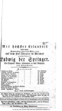 Ludwig der Springer