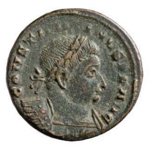 Münze, Follis, Aes 2, Mitte 310 - Ende 312 n. Chr.